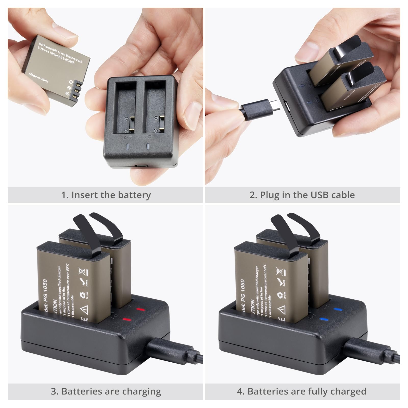 美品 AKASO ek7000 美品 バッテリー×２ Amazon.com : AKASO 2 x 1050mAh Rechargeable Action Camera Battery